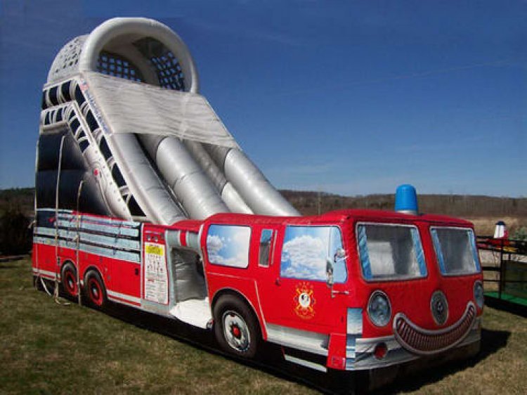 18 Ft Firetruck Slide - Dry