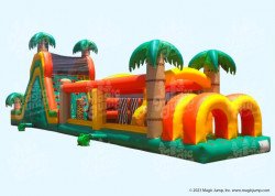 60' Tropical Obstacle Course