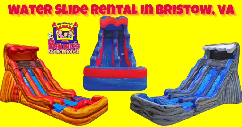 Water Slide Rental In Bristow, VA - Bruno's Bounce House