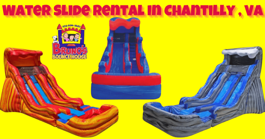 Water Slide Rental In Chantilly, VA - Bruno's Bounce House