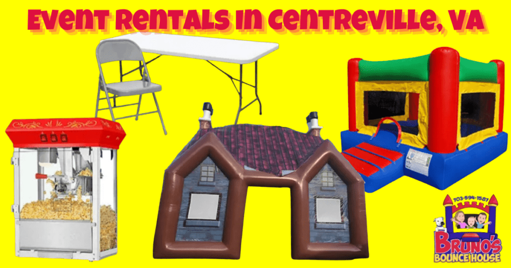 Event Rentals In Centreville, VA. - Bruno's Bounce House
