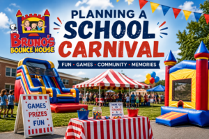 Planning a School Carnival with Event Rentals in Aldie, VA.- Bruno's Bounce House