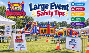 Blog 53 Large Event Safety Tips in Aldie, VA. - Bruno's Bounce House