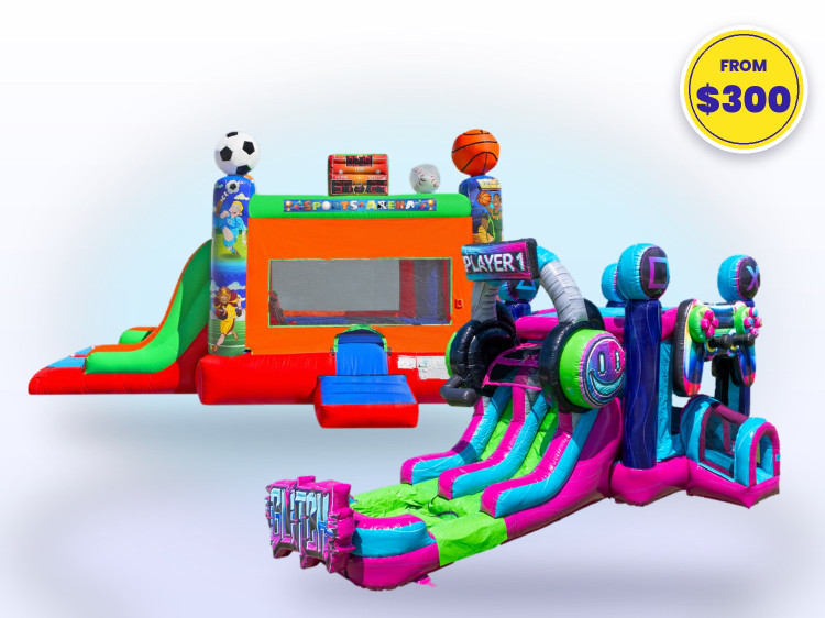 Bounce House With Slide